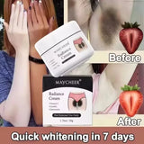 Body Whitening Cream Underarm Knee Buttocks Private Parts Bleach Inner Thighs Intimate Area Remove Melanin Brighten Skin Care